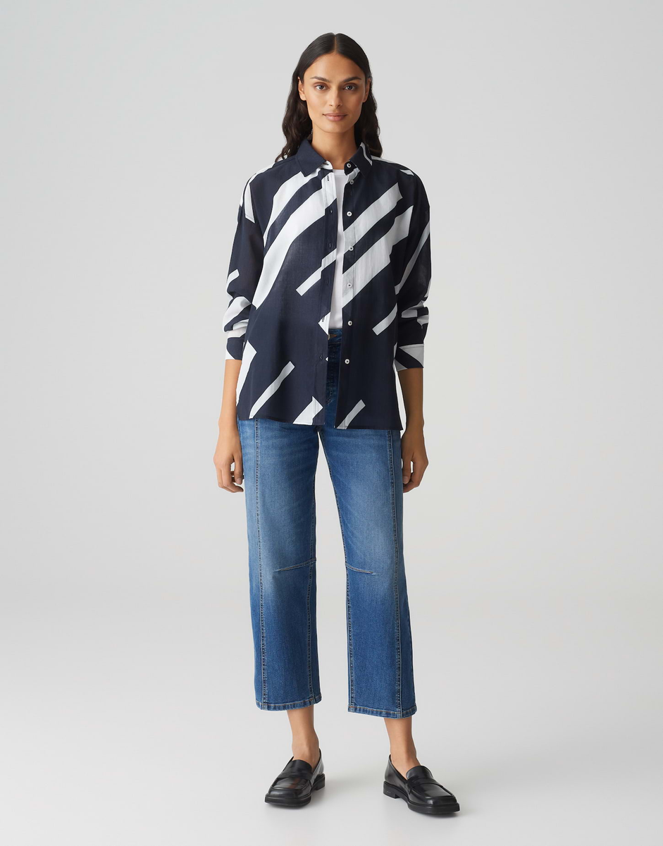 Fenlo stripe Leichte Hemdbluse