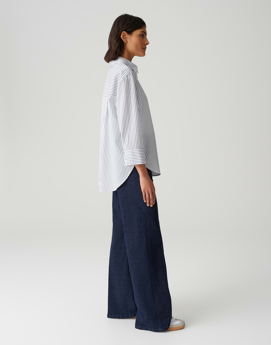 Frila Streifenbluse Oversize