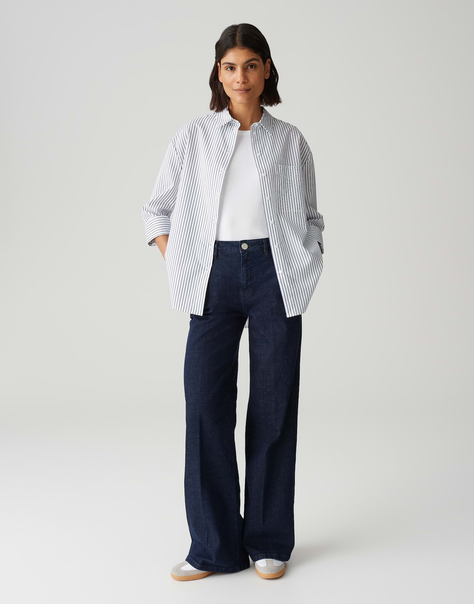 Frila Streifenbluse Oversize