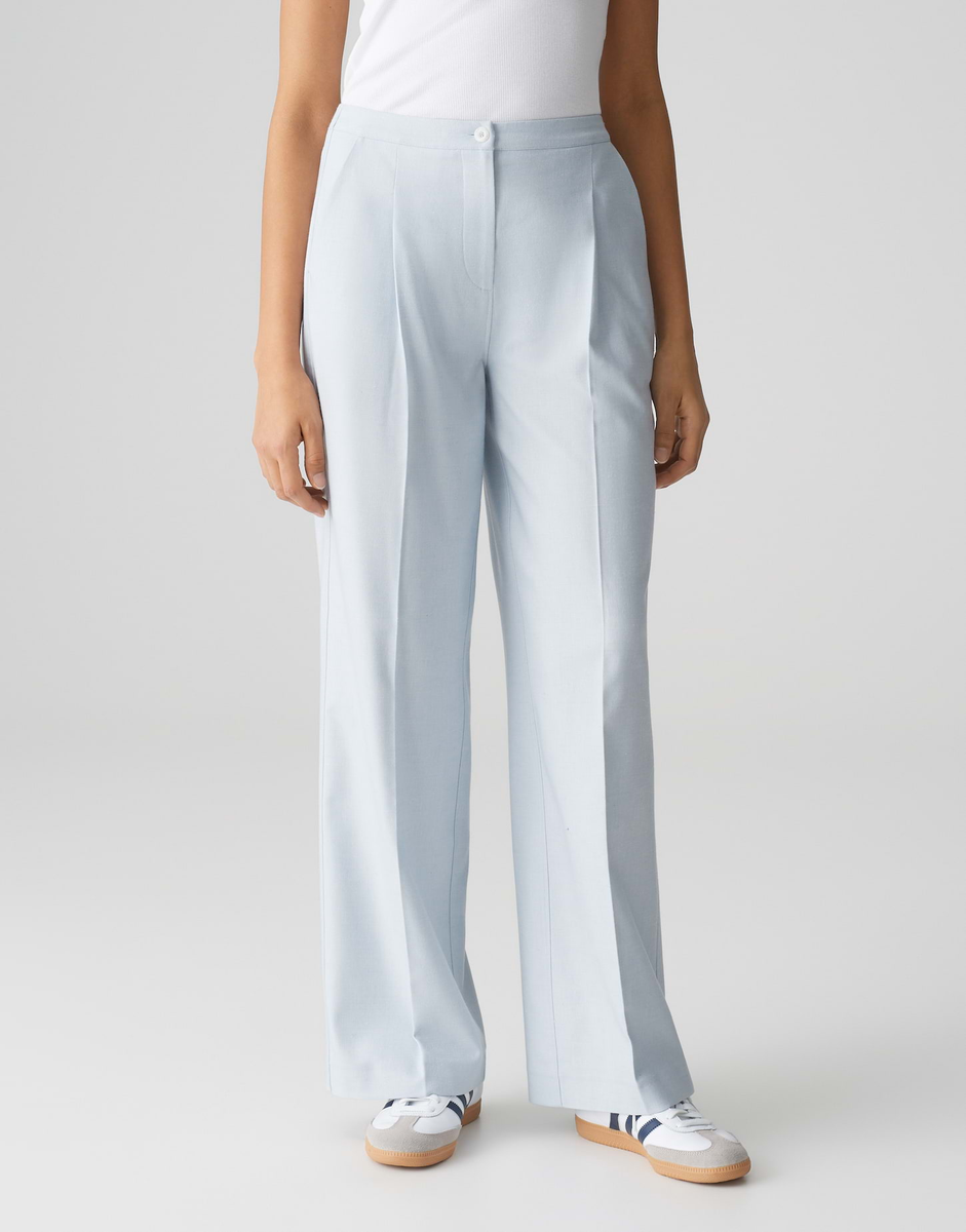Maiga french Wide Leg Pants mit Leinen