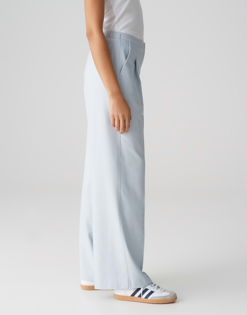 Maiga french Wide Leg Pants mit Leinen