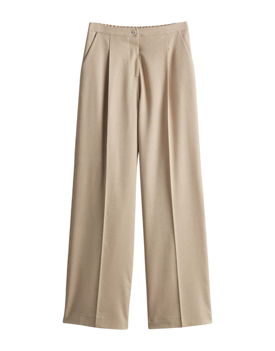 Maiga french Wide Leg Pants mit Leinen
