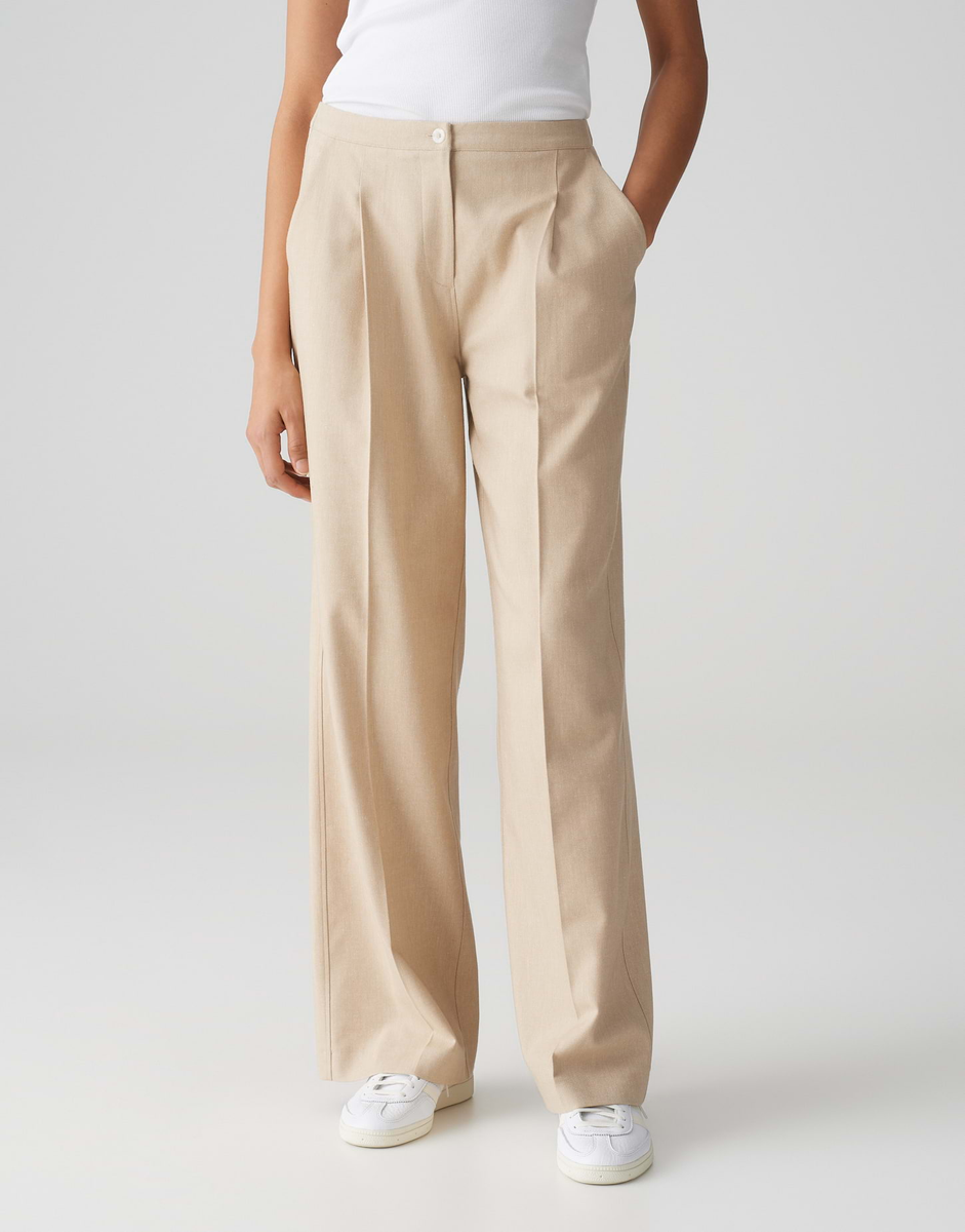 Maiga french Wide Leg Pants mit Leinen