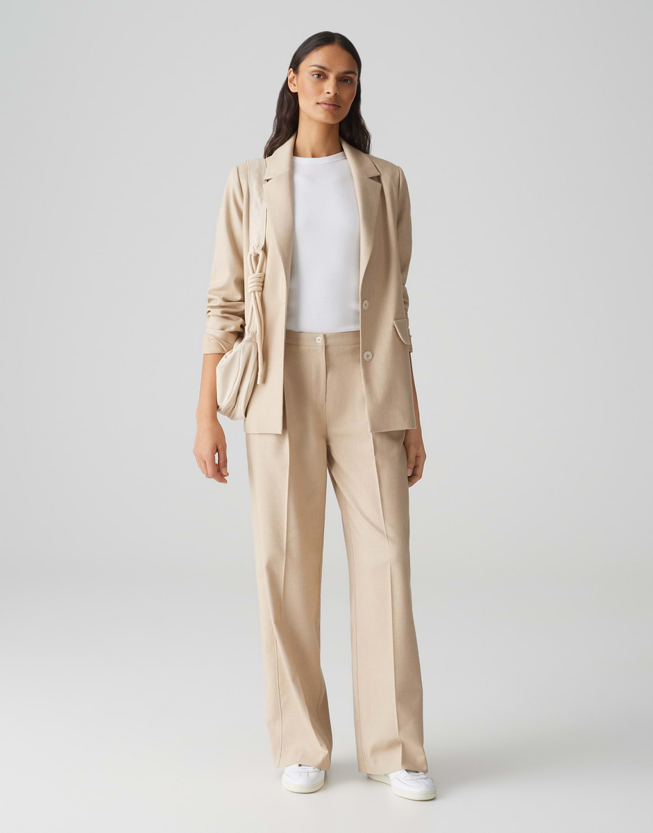 Maiga french Wide Leg Pants mit Leinen
