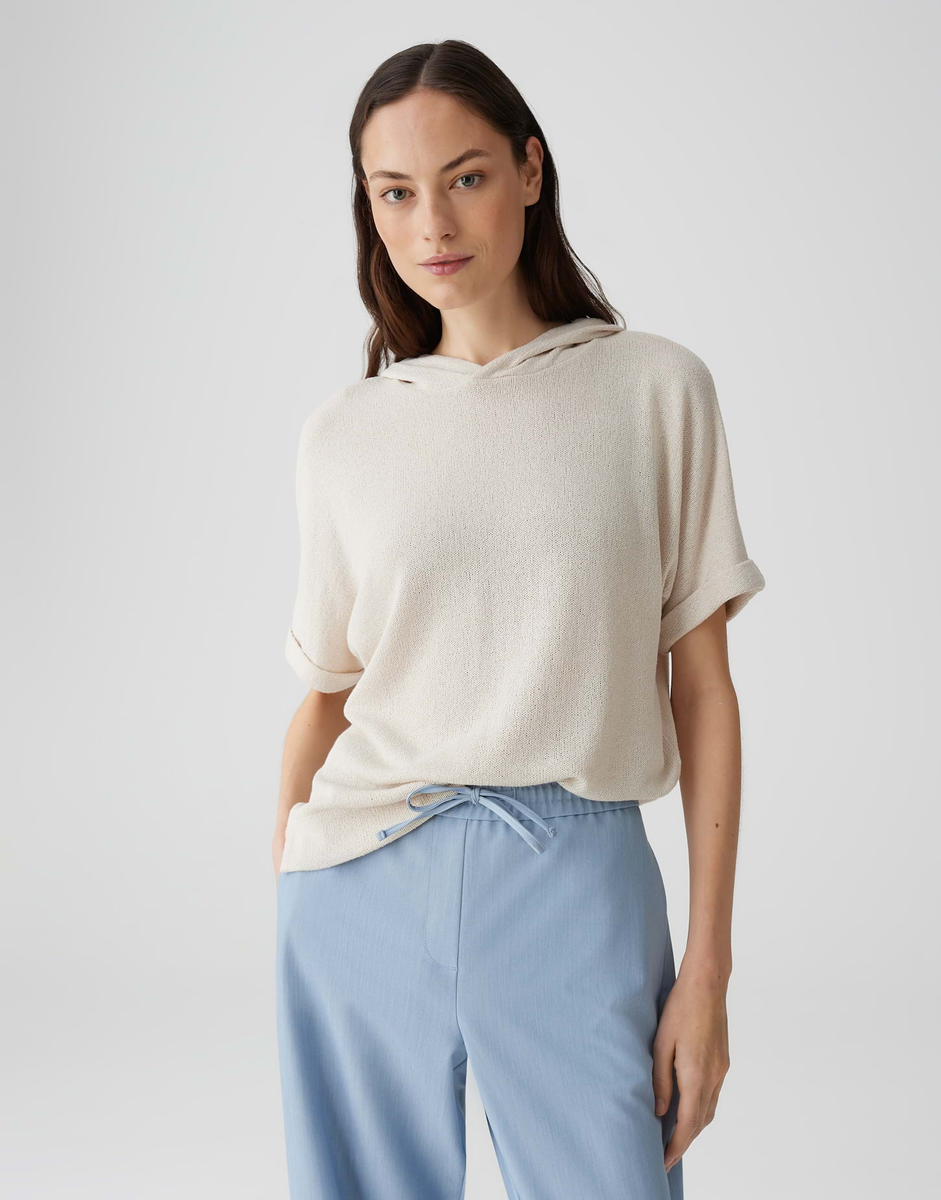 Sedini Kapuzenshirt in Feinstrickoptik