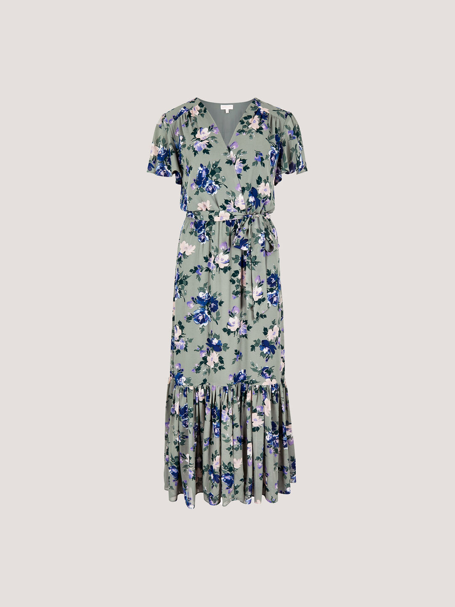 Rosen - Maxikleid |  Apricot Painterly