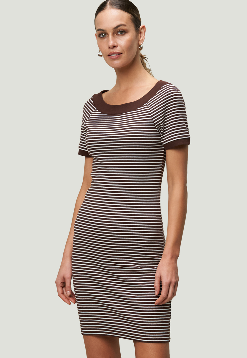 Gestreiftes Minikleid
