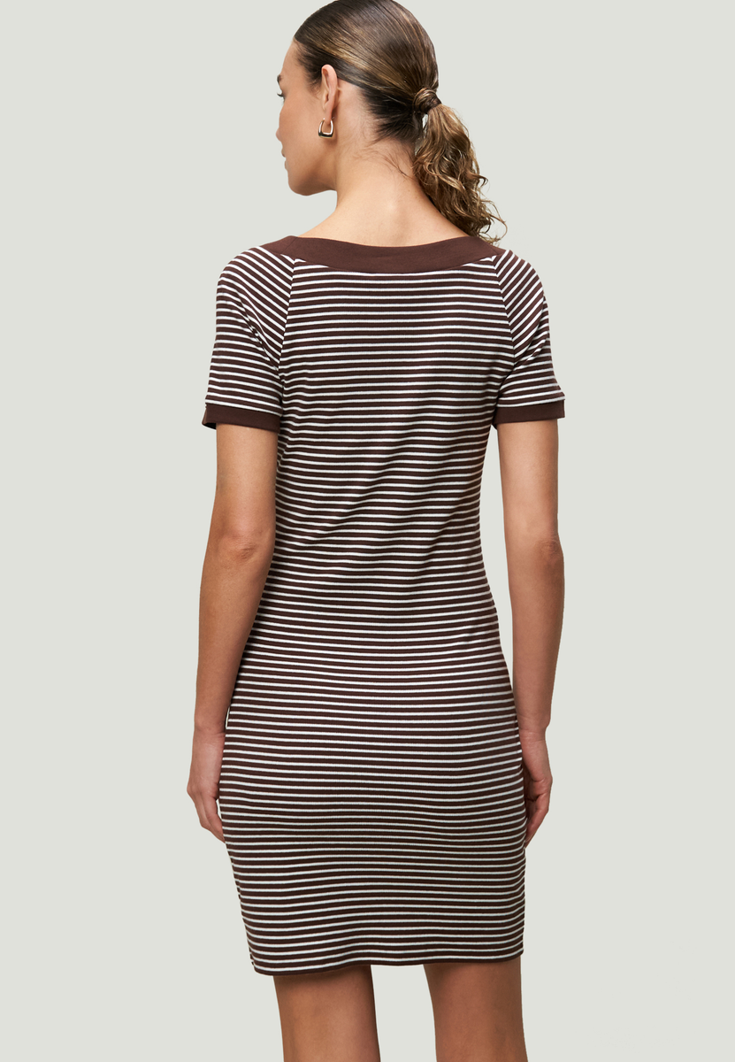 Gestreiftes Minikleid