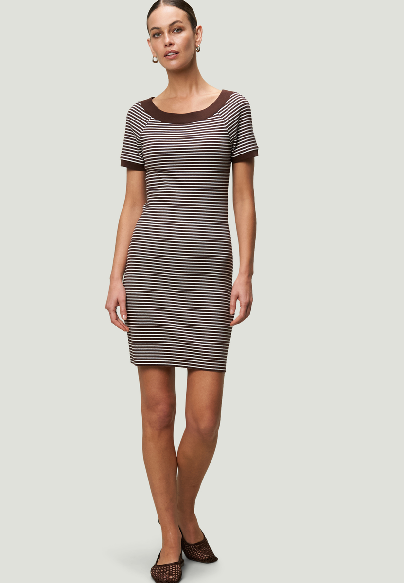 Gestreiftes Minikleid