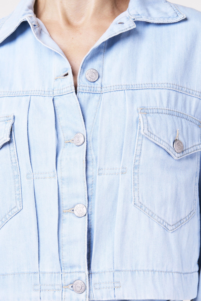 Baumwoll-Jeansjacke "Lexi"   | Blue Fire