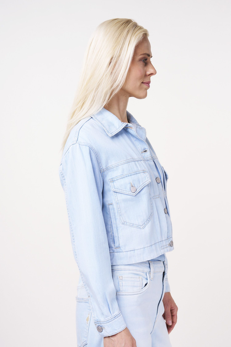 Baumwoll-Jeansjacke "Lexi"   | Blue Fire
