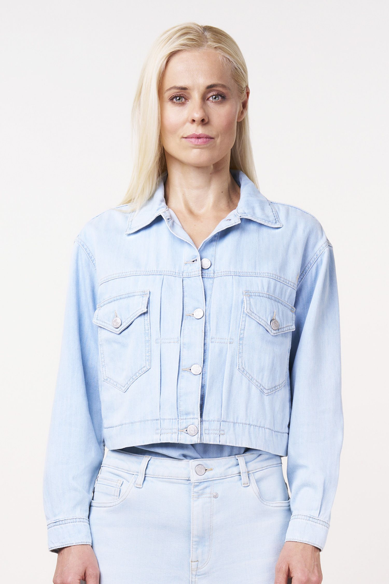 Baumwoll-Jeansjacke "Lexi"   | Blue Fire