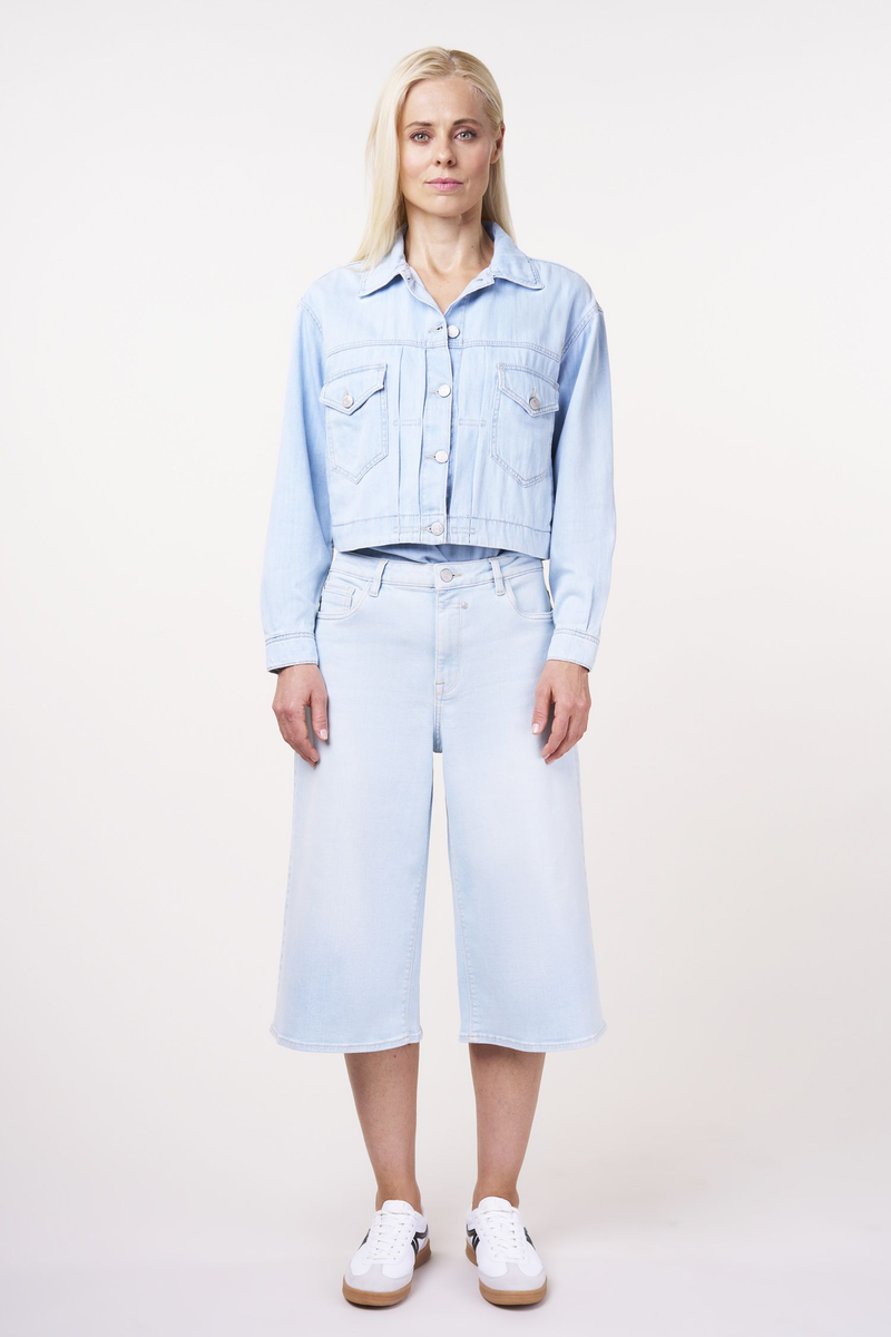 Baumwoll-Jeansjacke "Lexi"   | Blue Fire