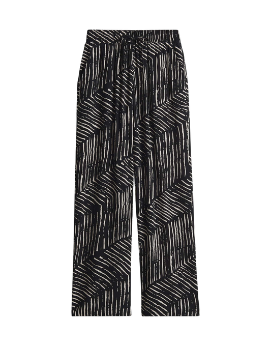 Marou palm leaves Wide Leg Pants mit Komfortbund