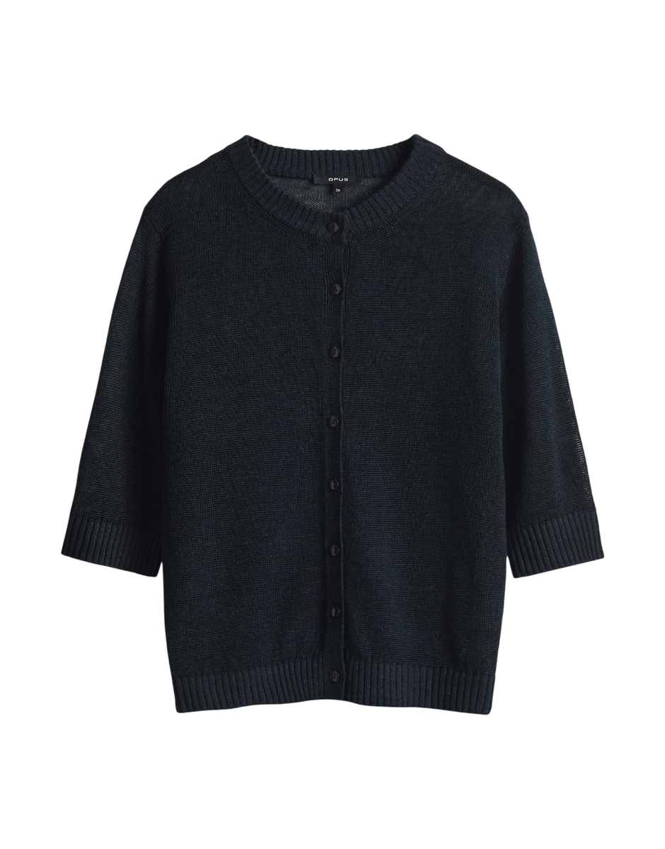 Datina Slim Cardigan aus softem Feinstrick