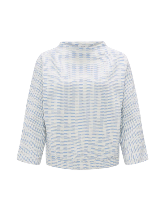 Gomani Sweater Batwing Fit mit zweifarbiger Struktur