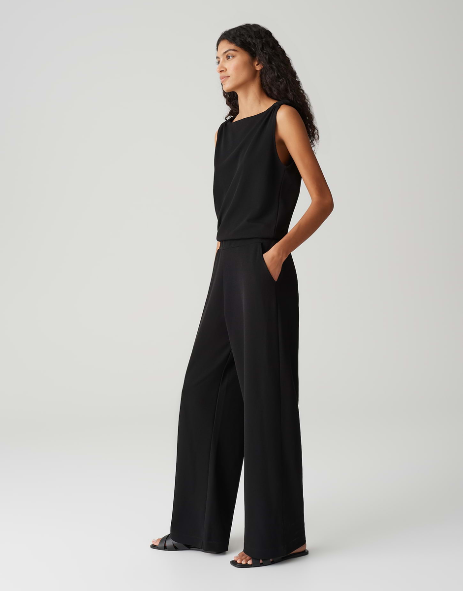 Mefiza voyage Relaxed Jumpsuit aus Kreppjersey