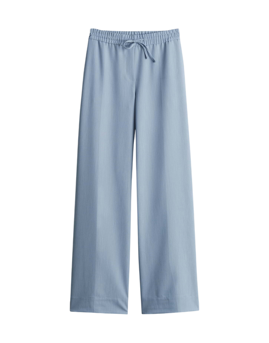 Melane urban Wide Leg Jogpants mit melierter Struktur