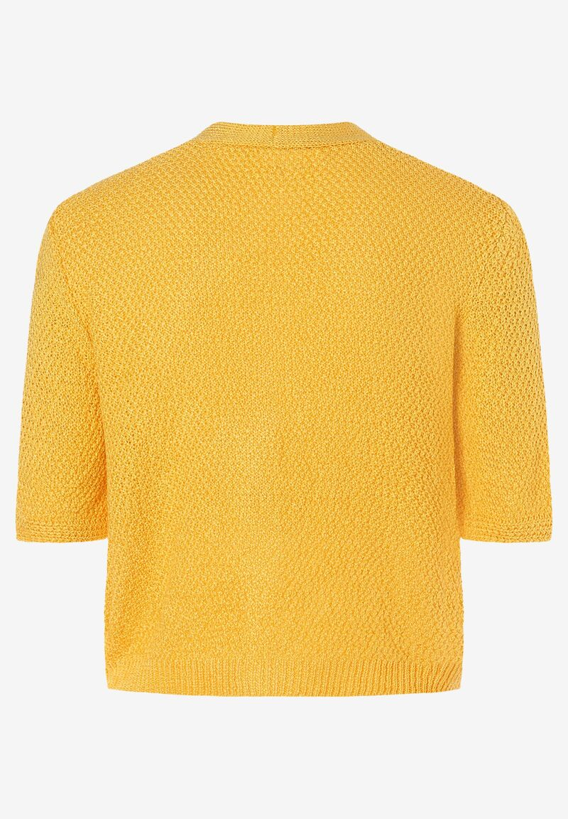 Kurzarm-Cardigan  sunset yellow  Sommer-Kollektion