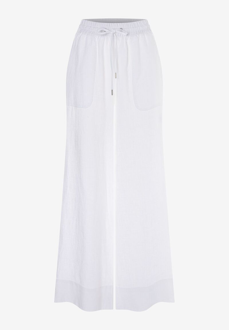 Leinenhose  weiß  Sommer-Kollektion | More&More