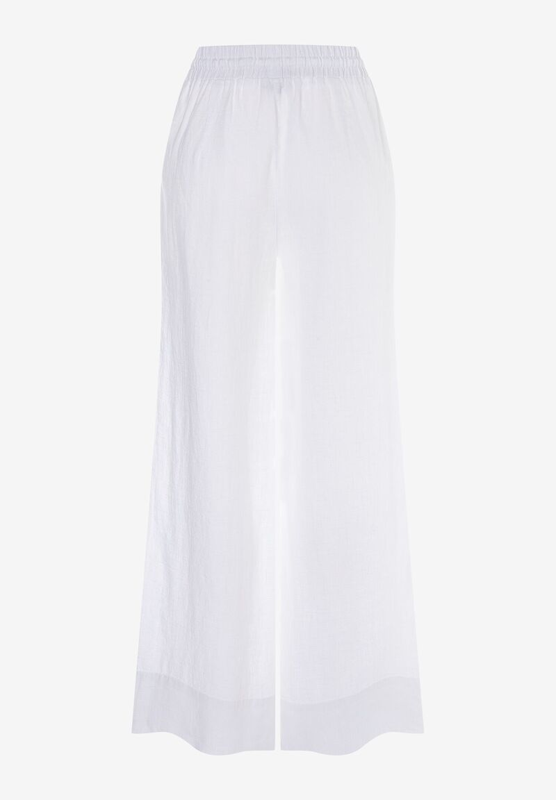 Leinenhose  weiß  Sommer-Kollektion | More&More