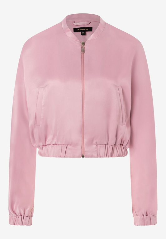 Satin-Blouson  soft candy rose | More&More
