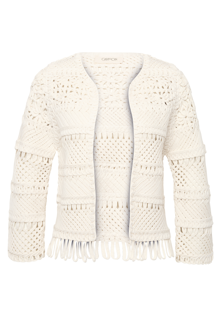 Casual-Strickjacke