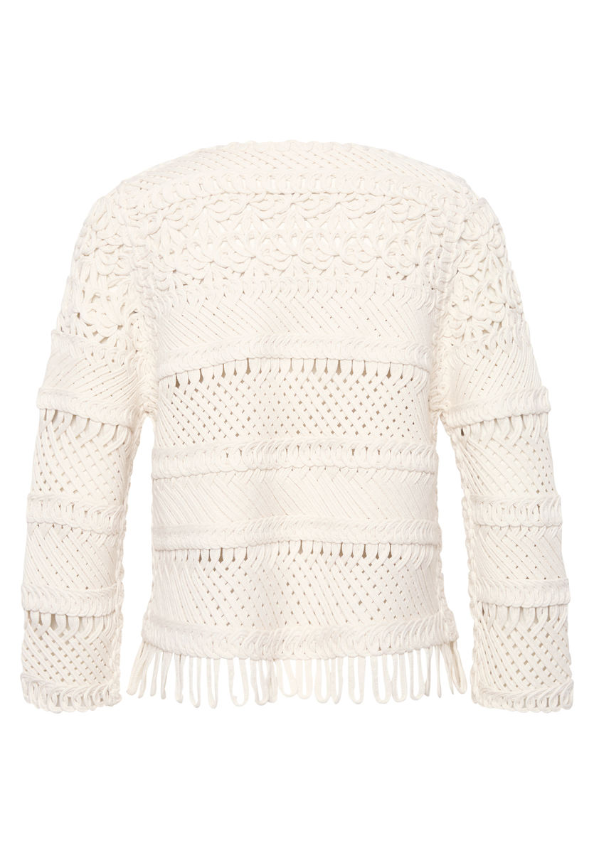 Casual-Strickjacke