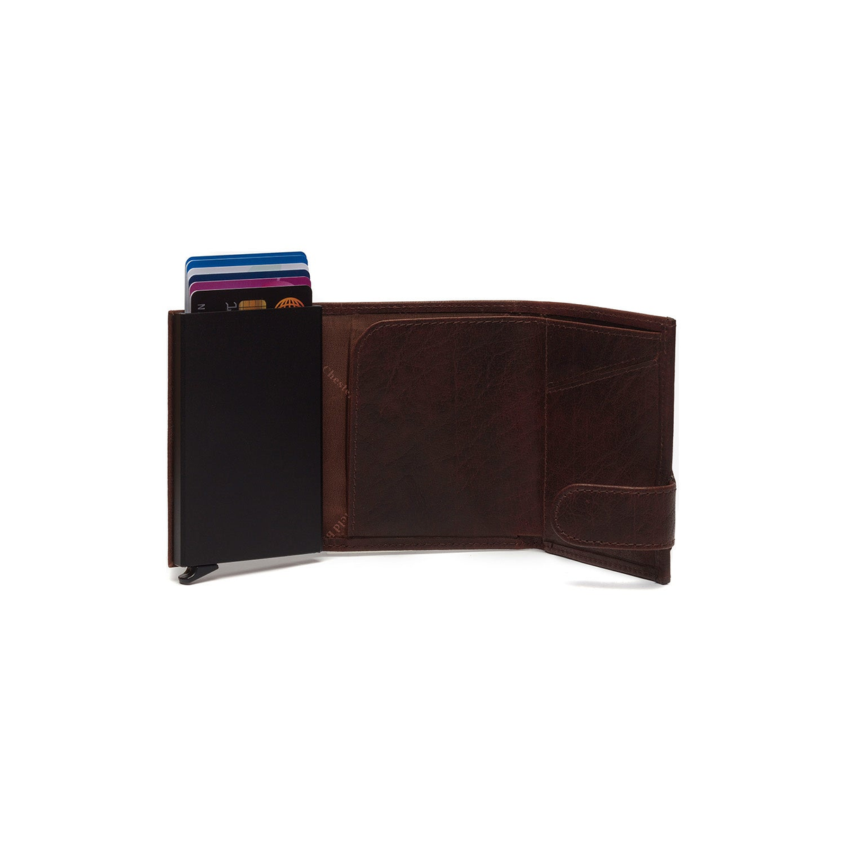 Kartenetui &#039;Mannheim&#039;, Antique Buff, braun