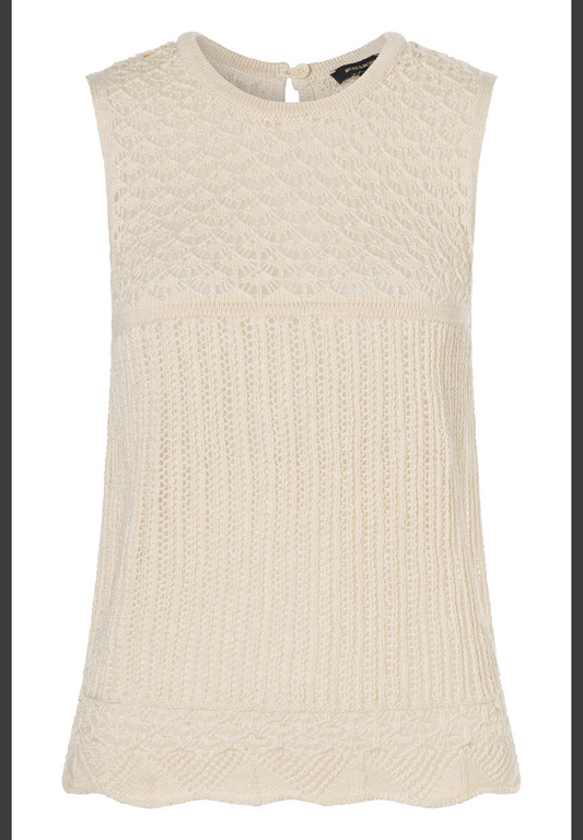 Strick-Top  beige  Sommer-Kollektion | More&More