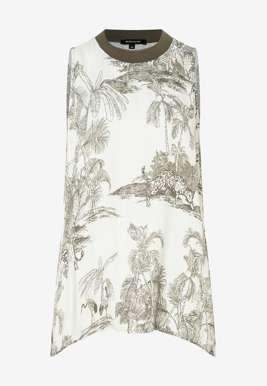 Blusentop  Dschungel-Print  Sommer-Kollektion