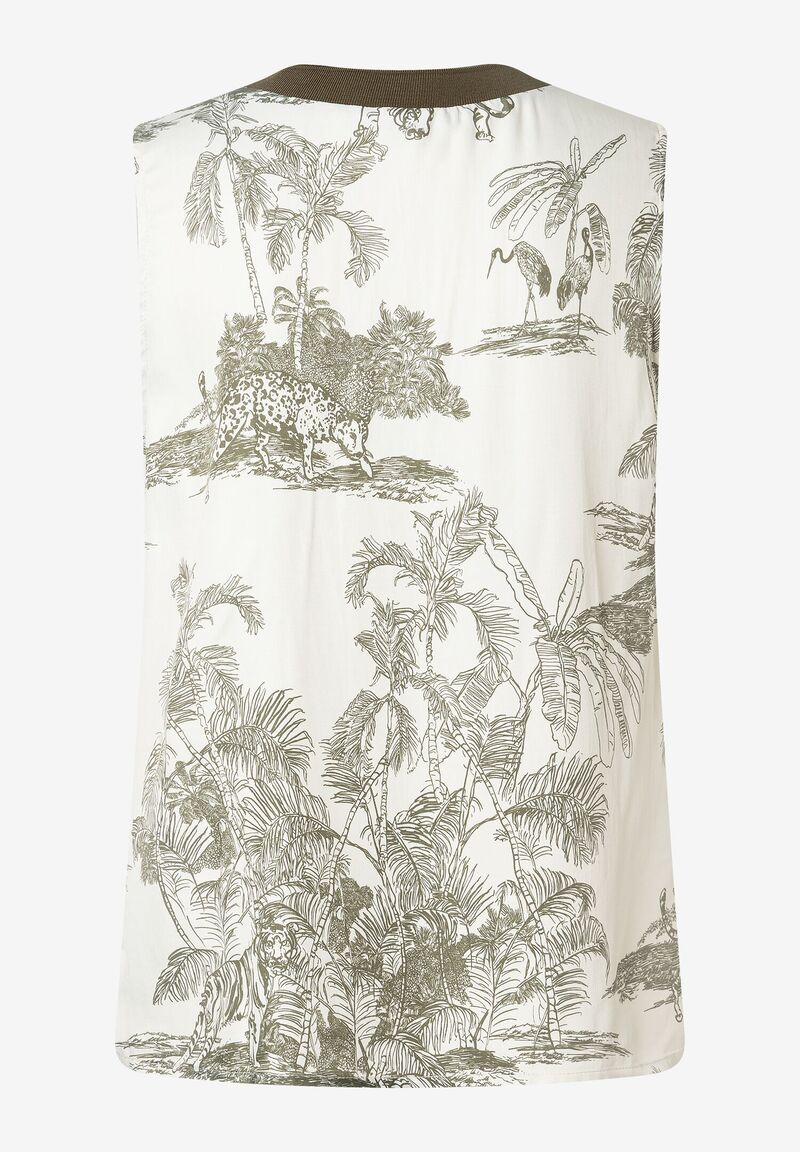Blusentop  Dschungel-Print  Sommer-Kollektion