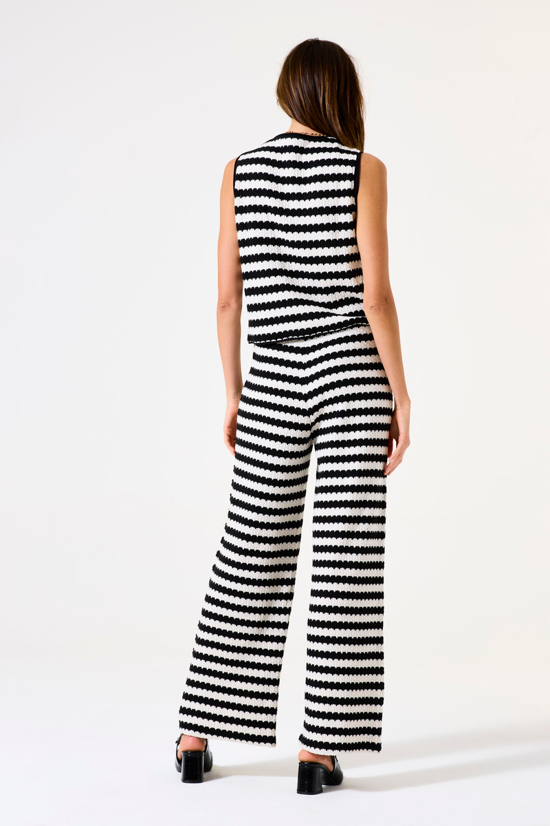 Wide-Fit Pants mit Streifenstruktur | Garcia