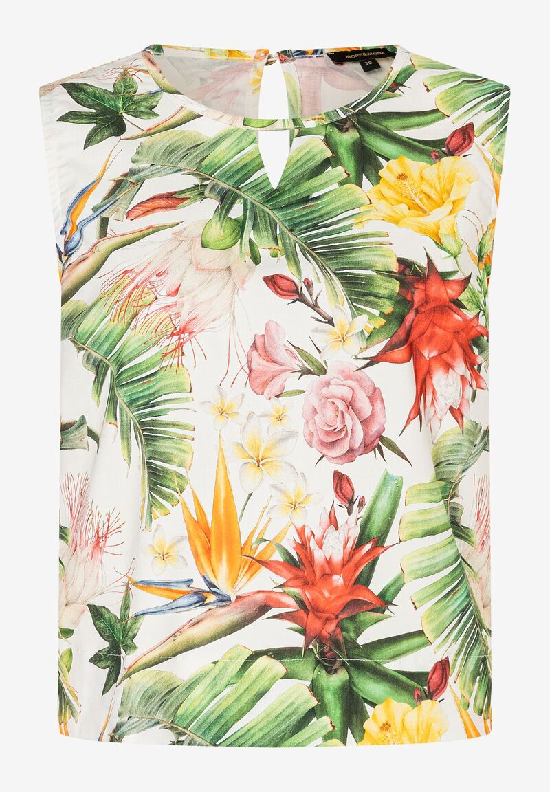 Blusentop  Flowerprint  Sommer-Kollektion