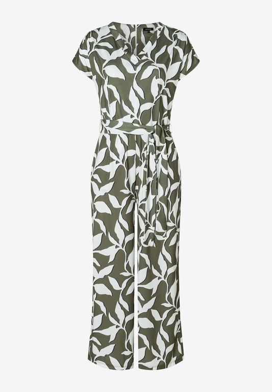 Jersey-Jumpsuit  Blätterprint  Sommer-Kollektion More&More