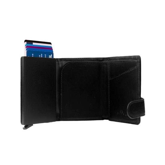 Leder-Kartenetui Schwarz "Leicester" | 
                Chesterfield