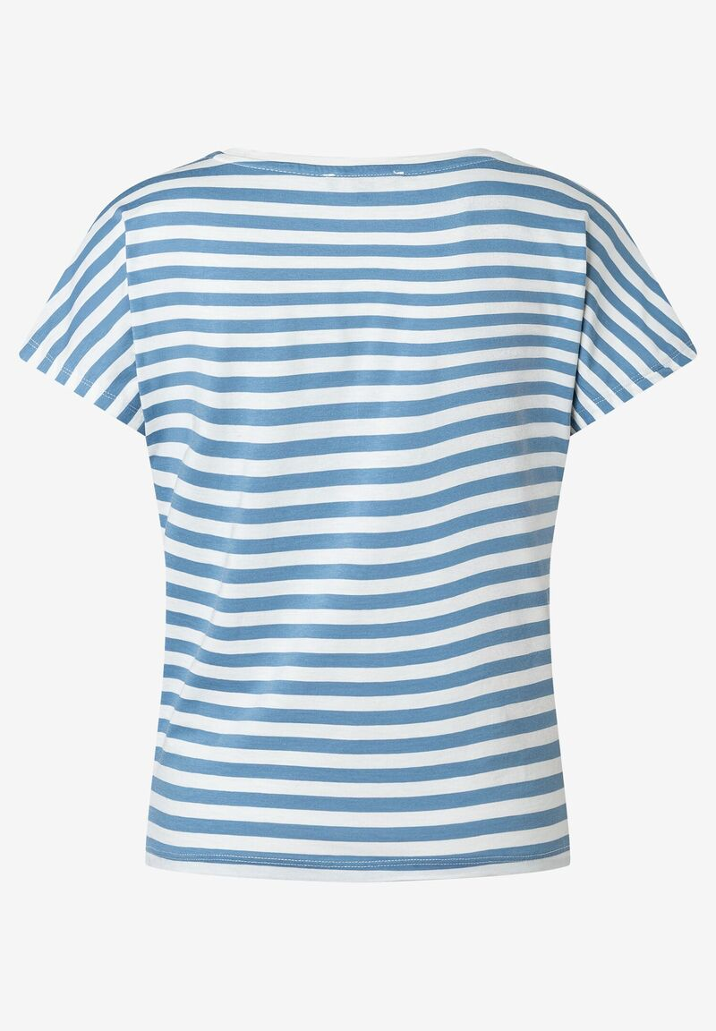 Streifenshirt  hellbraun/weiß  Sommer-Kollektion | More&More