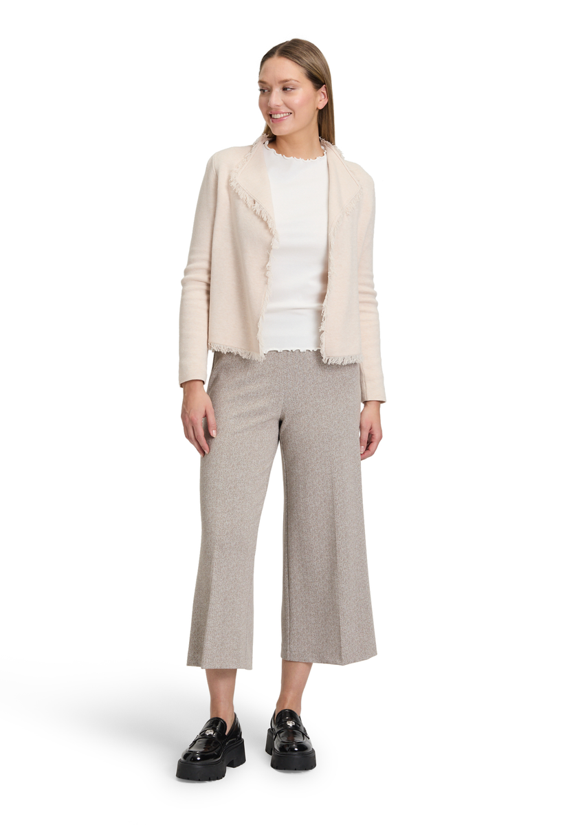 Strick-Cardigan in Beige & in schwarz | Cartoon