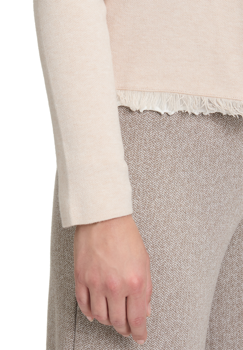 Strick-Cardigan in Beige & in schwarz | Cartoon