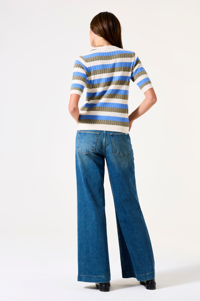 Gestreiftes Kurzarm-T-Shirt H50040 Garcia