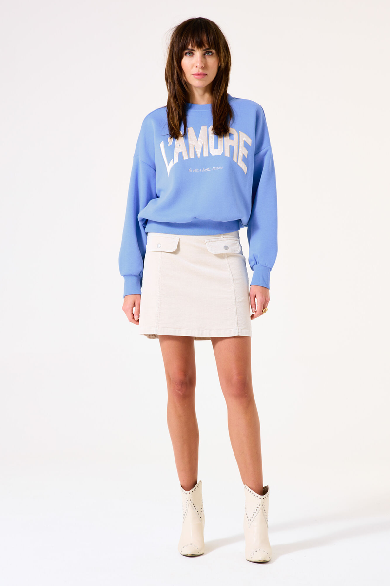 Oversized Pullover mit Print | Garcia