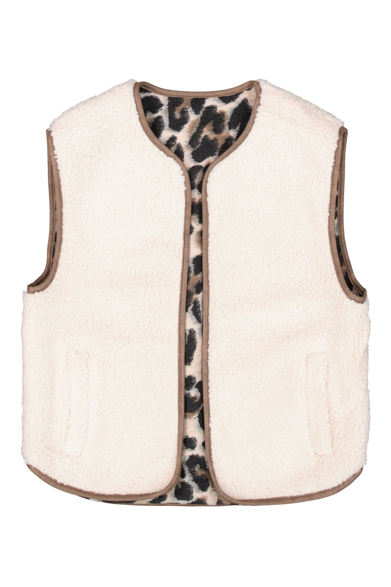 Weste mit Leo-Print H50094 Garcia
