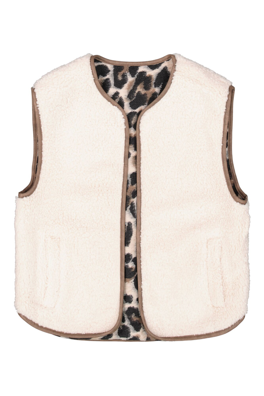 Weste mit Leo-Print H50094 Garcia