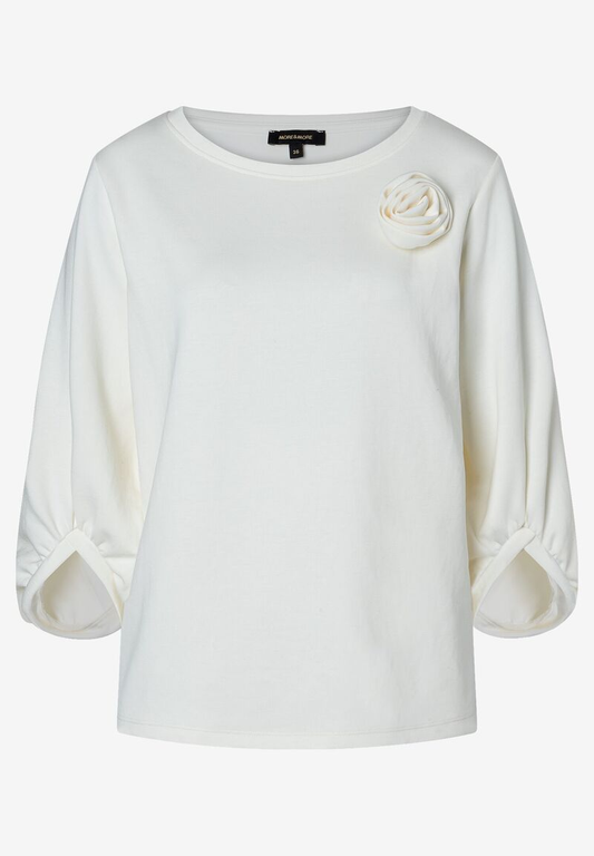 Sweatshirt mit Blüte