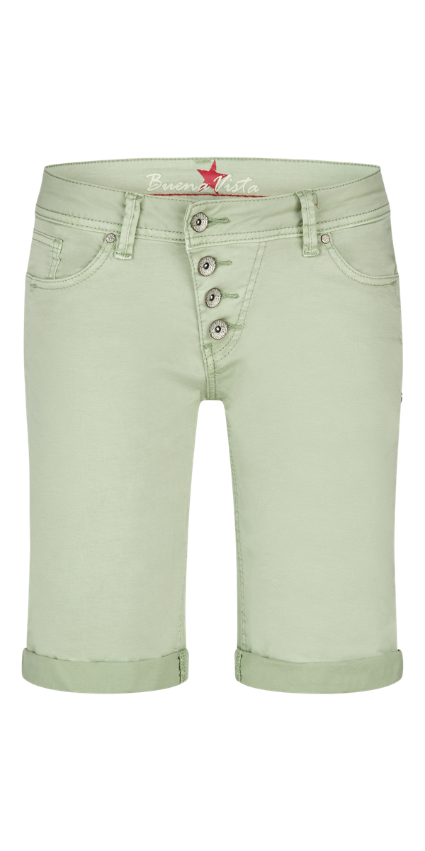 Short stretch twill in Zartgrün | Buena Vista