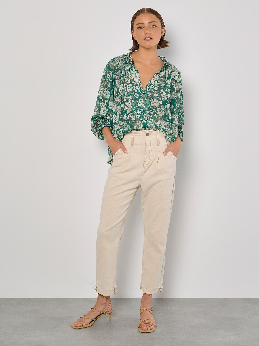 Apricot Bluse 