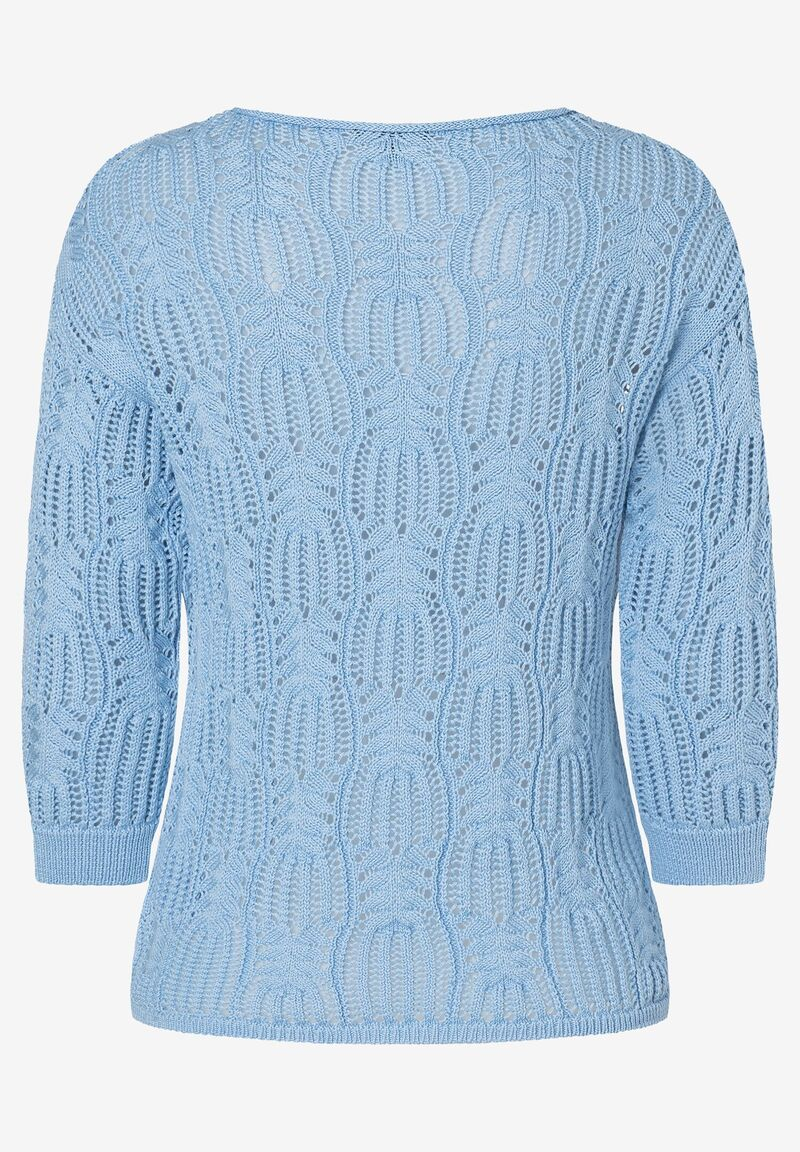 Ajour Pullover  ecru