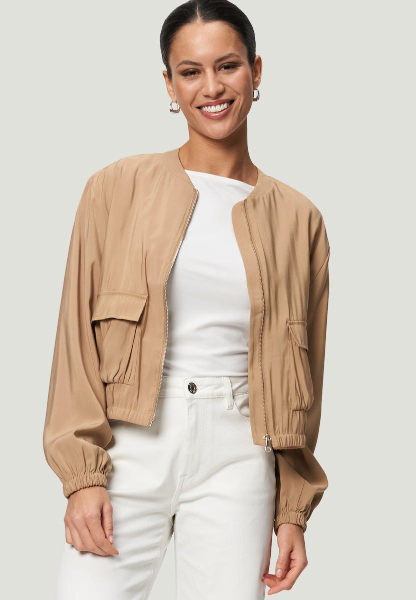 Braune Jacke