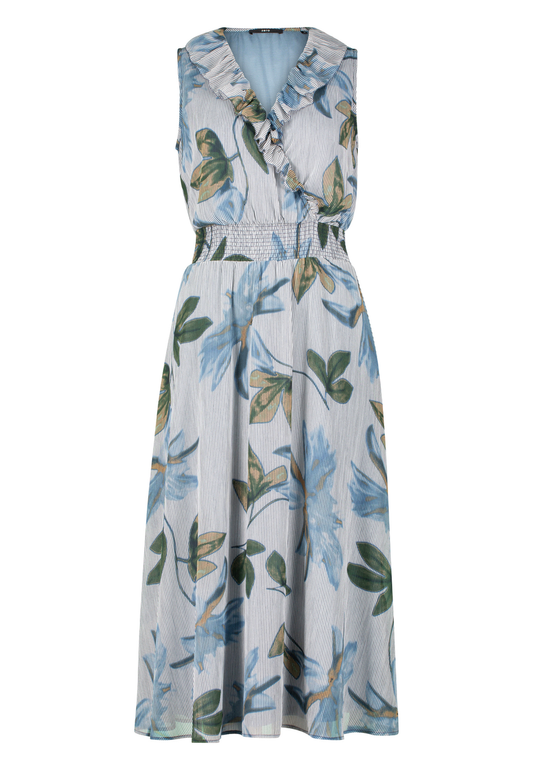Midikleid mit Blumen-Print