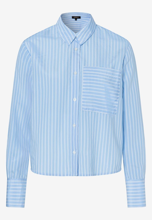 Streifenbluse  hellblau/weiß  Frühjahrs-Kollektion | More&More